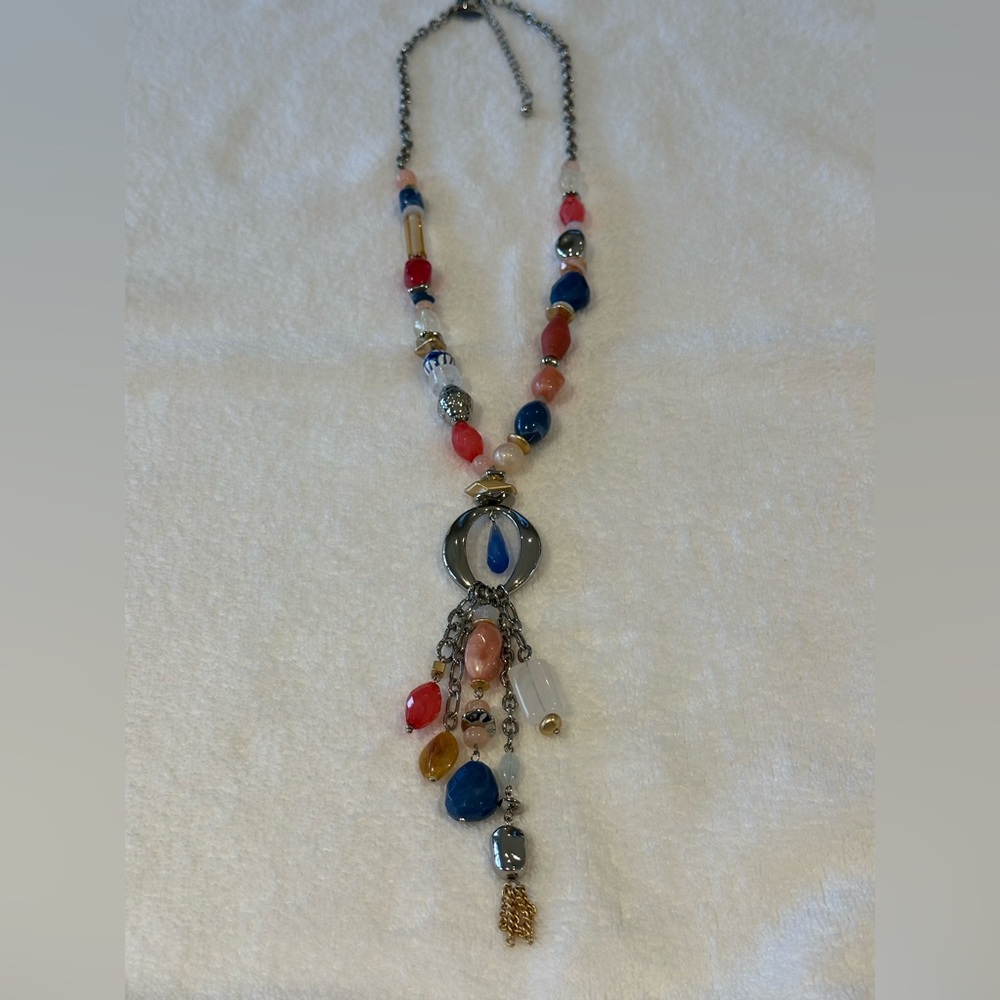Chico’s Long Beaded Necklace